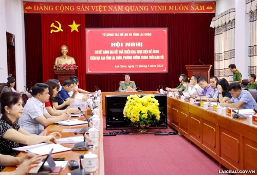 Quang cảnh Hội nghị tại điểm cầu tỉnh.