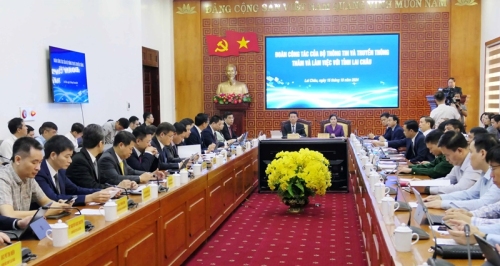 Cuộc làm việc giữa Bộ Thông tin và Truyền thông và tỉnh Lai Châu.