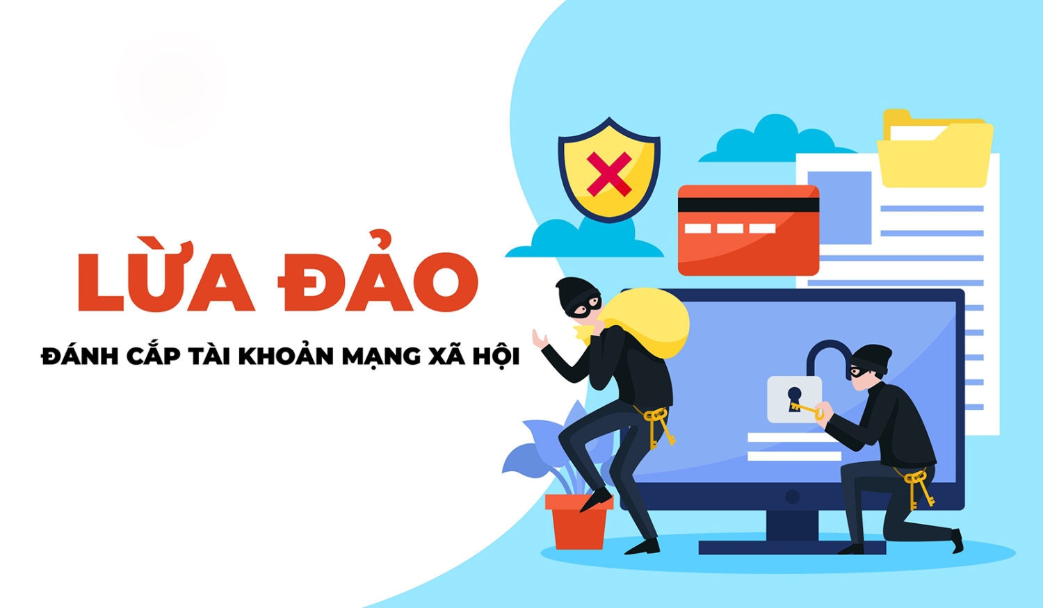 13.	 Đánh cắp tài khoản MXH, nhắn tin lừa đảo