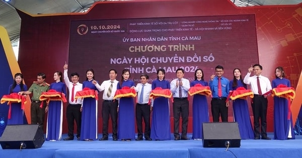 Chương trình Ngày hội chuyển đổi số tỉnh Cà Mau năm 2024 chính thức khai mạc