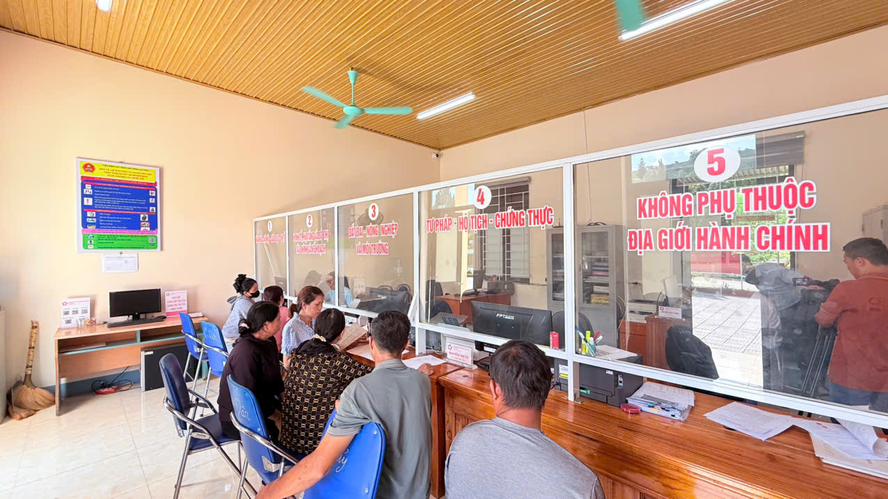 Xã Bản Bo tạo chuyển biến từ chuyển đổi số, nâng cao hiệu quả quản trị và phục vụ nhân dân
