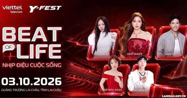 Lai Châu sẵn sàng chào đón Viettel Y-Fest 2026 – Nhịp điệu cuộc sống